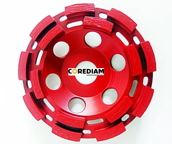 Double Row Diamond Cup Wheel for Rough Surface Grinding/Grinding Tool