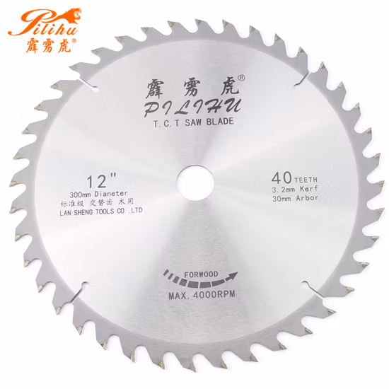 Pilihu 18inch 60t Tungsten Carbide Tct Circular Saw Blade for Cutting Wood