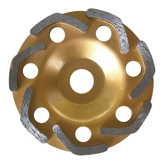 Diamond Tool Turbo Row Diamond Cup Wheel Grinding for Masonry Concrete Terrazzo Marble with Three